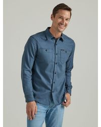 Lee Jeans - Mens Extreme Motion Working West Flannel Shirt - Lyst