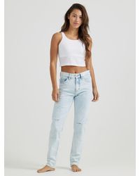 Lee Jeans - Womens Rider Slim Straight Jeans - Lyst