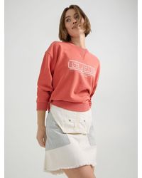 Lee Jeans - Womens Jeans Crew Neck Graphic Sweatshirt - Lyst