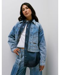 Lee Jeans - Womens X Feng Chen Wang Full Zip Denim Jacket - Lyst