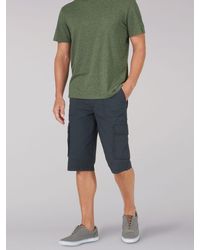 Lee Jeans Extreme Motion Cameron Relaxed Fit Cargo Shorts - Gray