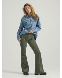 Lee Jeans - Womens High Rise Corduroy Flare Pants - Lyst