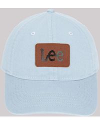 Lee Jeans - Faux Leather Patch Logo Hat - Lyst