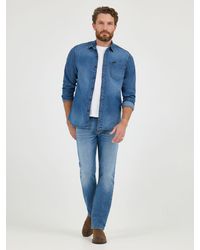 Lee Jeans - Mens Heritage Denim Mvp Regular Straight Jeans - Lyst