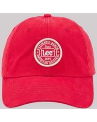 Lee Jeans - Womens Round Logo Patch Hat - Lyst