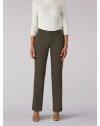 Lee Jeans - Wrinkle Free Relaxed Straight Leg Pants - Lyst