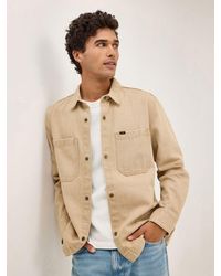 Lee Jeans - Mens Double Pocket Snap Front Overshirt - Lyst