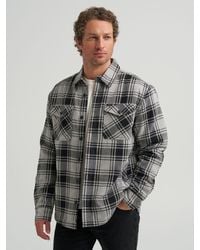 Lee Jeans - Mens Sherpa Lined Flannel Shirt Jacket - Lyst
