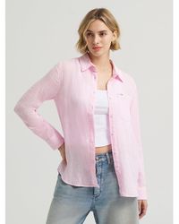 Lee Jeans - Womens All Purpose Linen Button Down Shirt - Lyst