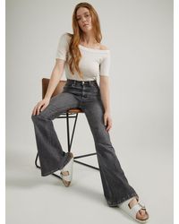 Lee Jeans - Womens High Rise Flare Jeans - Lyst