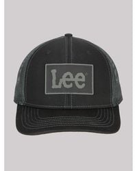 Lee Jeans - Mens Rubber Logo Patch Trucker Hat - Lyst