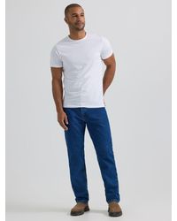 Lee Jeans - Legendary Relaxed Fit Flannel And Fce Lined Jeans - Lyst