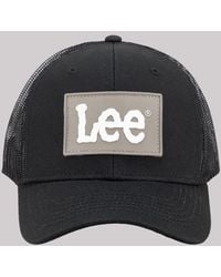 Lee Jeans - Mens Rubber Logo Patch Trucker Hat - Lyst