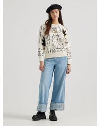 Lee Jeans - Womens X Basquiat Printed Sweater - Lyst