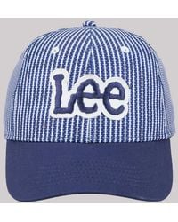 Lee Jeans - Womens Railroad Stripe Logo Hat - Lyst