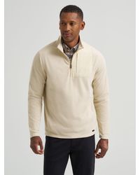 Lee Jeans - Mens Polar Fce Quarter Zip Mock Neck Sweater - Lyst