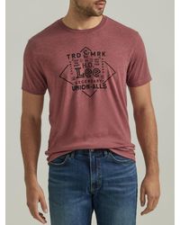 Lee Jeans - Mens Union-alls Graphic T-shirt - Lyst