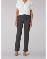 Lee Jeans - Wrinkle Free Relaxed Straight Leg Pants - Lyst