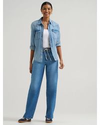 Lee Jeans - Legendary Loose Drawstring Trouser Jeans - Lyst