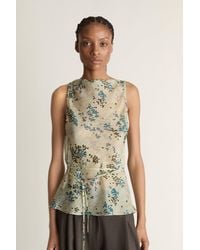 Lee Mathews - Willow Silk Bias Top - Lyst