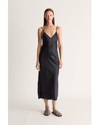 Lee Mathews - Stella Silk Satin Slip Dress - Lyst