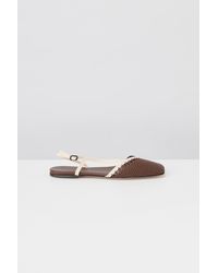 Hebe Studio - Hereu Rondaia Asymmetrical Woven Sandal - Lyst