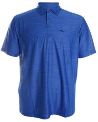 Tommy Bahama Cotton Striped Polo in Blue for Men Mens T-shirts Tommy Bahama T-shirts 