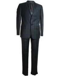 Armani Super 150's Tailored-fit Wool Suit in Gray for Men | Lyst