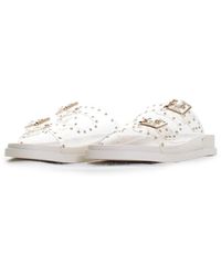 vince camuto studded jelly sandals