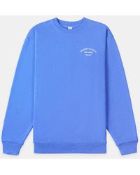 Sporty & Rich Sapphire Wellness Studio Sweatshirt - Blue