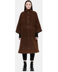 Toogood Explorer Hooded Waxed-cotton Coat in Black | Lyst