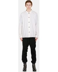 DEVOA Off- Silk-blend Shirt - White