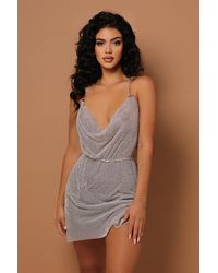 LemonLunar - The Let Me Shine Diamanté Dress - Lyst