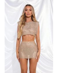 LemonLunar - The Eden Diamante Top - Lyst