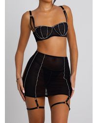 LemonLunar - The Natalia Mesh Lingerie Set - Lyst