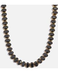 LemonLunar - 18K Plated Tennis Necklace Certí X Lemonlunar - Lyst