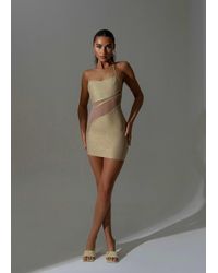 LemonLunar - The Bri Bandage Glitter Dress - Lyst