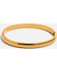 LemonLunar - 18K Plated Chunky Bangle Certí X Lemonlunar - Lyst
