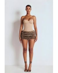 LemonLunar - The Fur Mini Skirt - Lyst