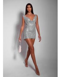 LemonLunar - The Chrissy Diamante Dress - Lyst