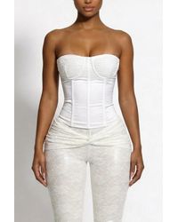 LemonLunar - The Flora Lace Corset Top - Lyst