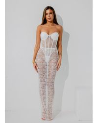 LemonLunar - The Sequin Lace Maxi Skirt - Lyst