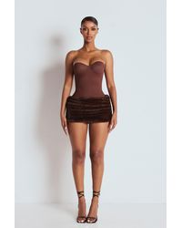 LemonLunar - The Fur Mini Skirt - Lyst