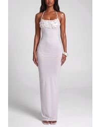 LemonLunar - The Shell Mesh Maxi Dress - Lyst