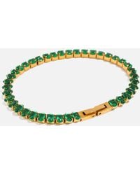 LemonLunar - 18K Plated Tennis Bracelet Certí X Lemonlunar - Lyst