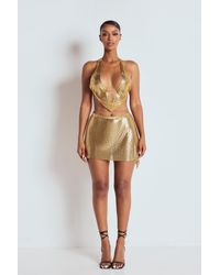 LemonLunar - The Calandra Chainmail Mini Skirt - Lyst