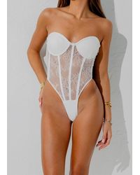 LemonLunar - The Lace Bodysuit - Lyst