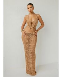 LemonLunar - The Glitter Crochet Maxi Skirt - Lyst