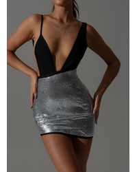 LemonLunar - The Viviene Bandage Chainmail Dress - Lyst