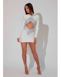 LemonLunar - The Diamante Bandage Dress - Lyst
